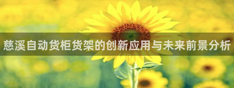 杏运娱乐：慈溪自动货柜货架的创新应用与未