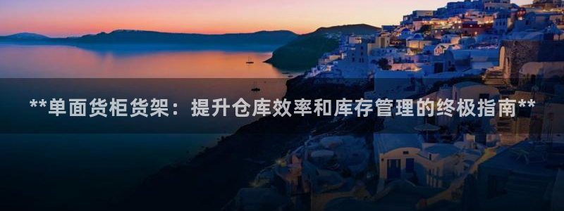 杏运体育娱乐：**单面货柜货架：提升仓库