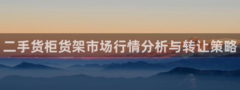 杏运注册：二手货柜货架市场行情分析与转让